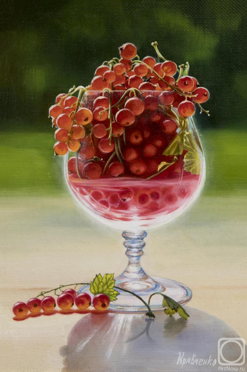 Kravchenko Yuliya. Red Currants in a Glass