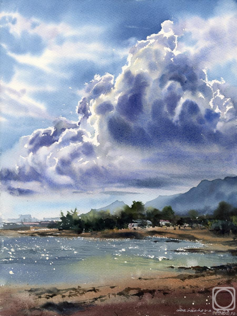 Gorbacheva Evgeniya. Sea coast of Cyprus Clouds #8