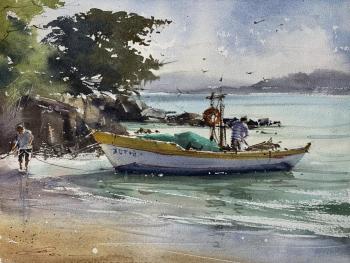 Brazilian Fishermen (Sunny Day At Sea). Gomzina Galina