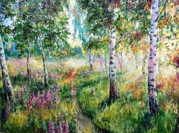 Path (Oil Painting Summer Morning Oil). Murtazin Ilgiz