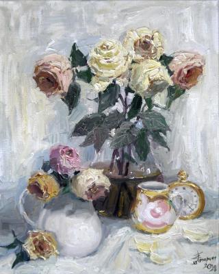 "Morning Roses" (Light Roses). Gagarina Elena