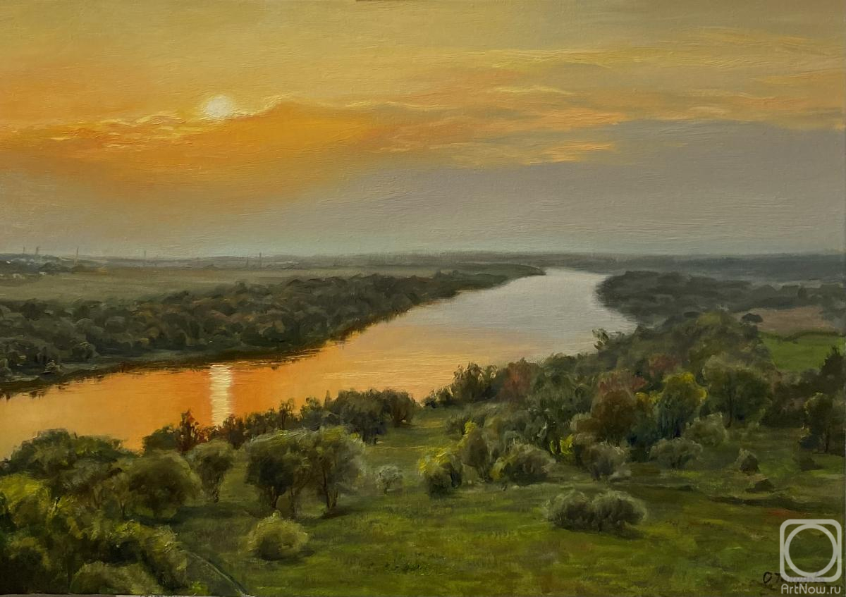 Tikunova Olga. Golden dawn before the rain