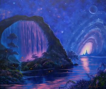 Waterfall of Life-Giving Rainbows (Alien). Voronkin Sergey