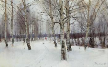 In January (A Birch Grove In Winter). Zhilov Andrey