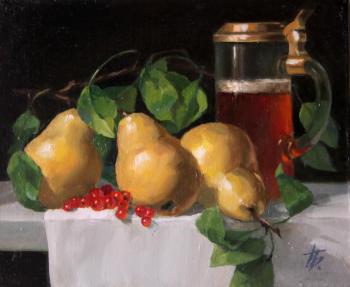 Pears (Beer Still Life). Bogdanova Irina