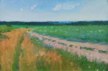 A June afternoon in the fields. Melnikov Aleksandr