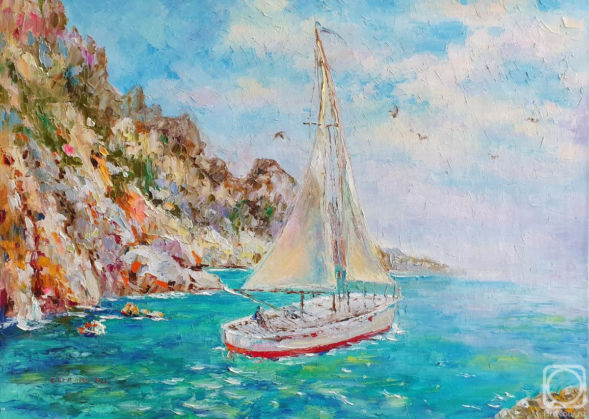 Kruglova Svetlana. Sail in the bay