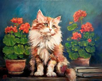 Grandma's Kitten. Rodionova Svetlana