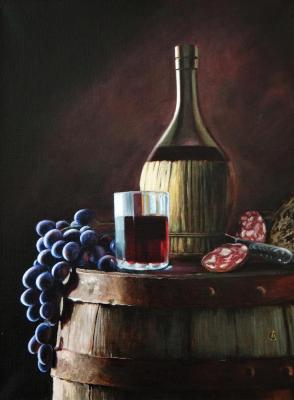 Wine & Appetizer (Male Still Life). Soloviev Leonid