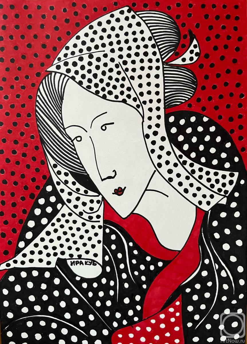 Gvozdetskaya Irina. Japanese Woman - Portrait