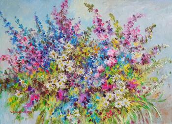 Field grasses (Meadow Grasses Painting). Kruglova Svetlana