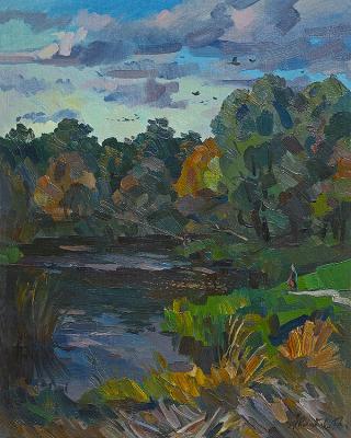Evening on the Protva River. Zhlabovich Anatoly