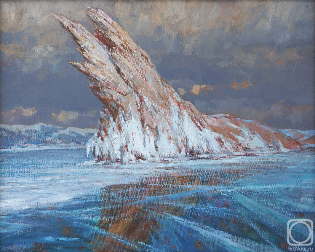 Katyshev Anton. Ice and Stone (Baikal, Ogoy Island)