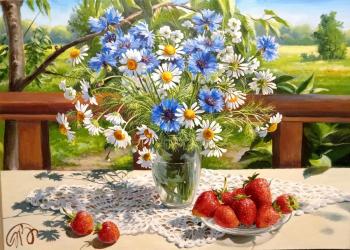 Panasyuk Natalia Vladimirovna. Summer still life with strawberries