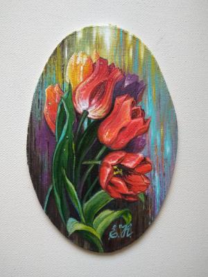 Tulips (A Picture On A Canvas). Korableva Elena