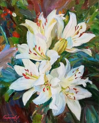 White lilies ( ). Biryukova Lyudmila