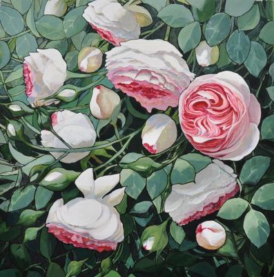 Flowers (Painting Rose Flowers). Korotkova Yulianna