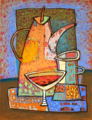 Yellow Teapot (Glass Of Wine). Sulimov Alexandr