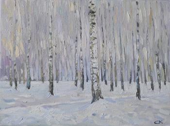 Birch haze (A Birch Grove In Winter). Kudrin Sergey