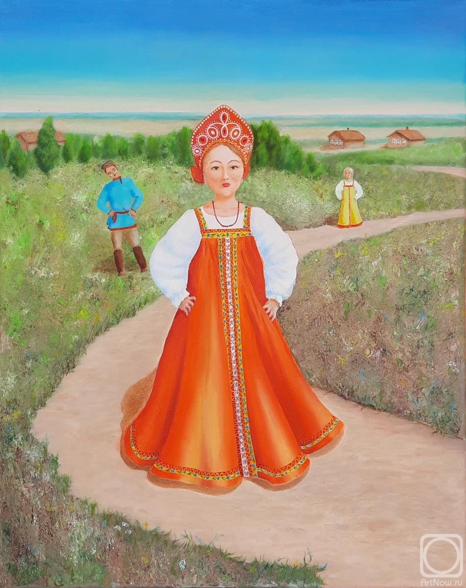 Ivanova Svetlana. Matryona's outfit