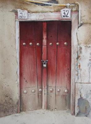 Bukhara. Old door. Panov Evgeniy
