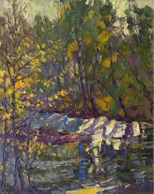 Glare on the water (The Autumn Etude). Vikov Andrej