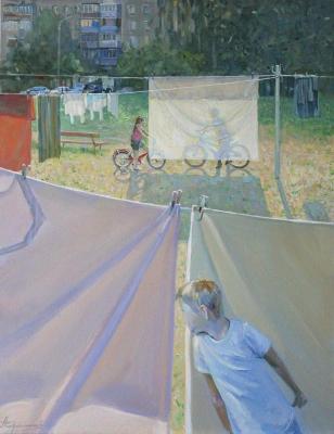 Peeping! (Drying Laundry). Korabelnikov Aleksey