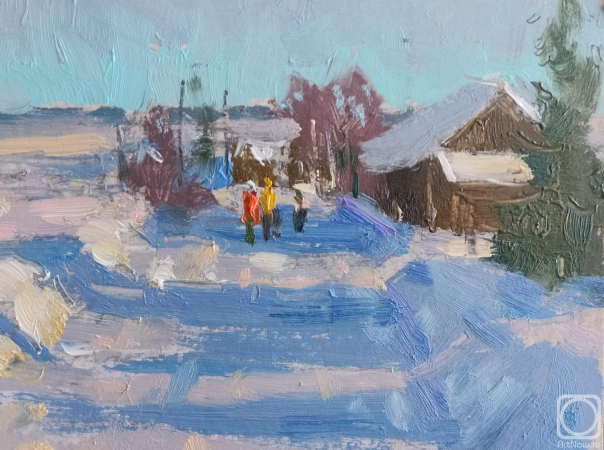 Polyakov Arkady. Snow, February