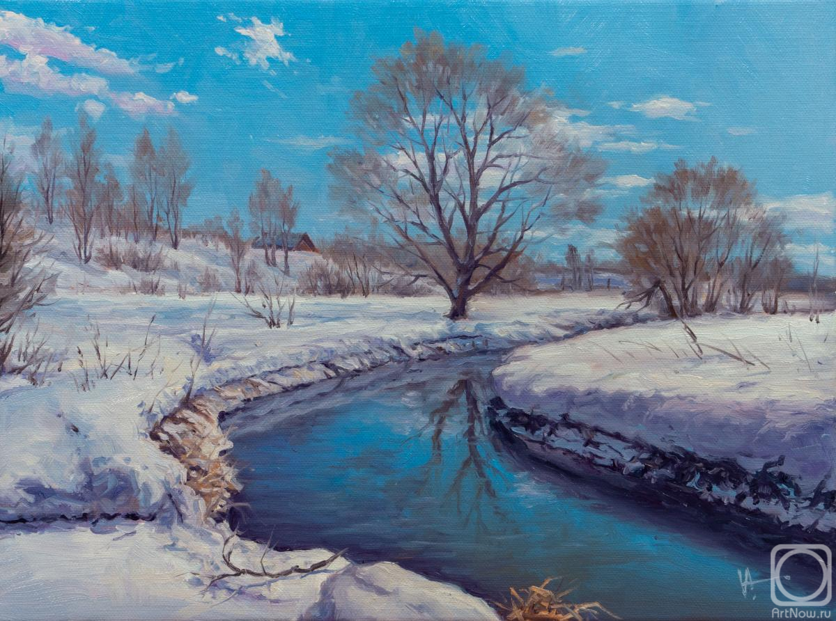 Volya Alexander. The beginning of spring, river