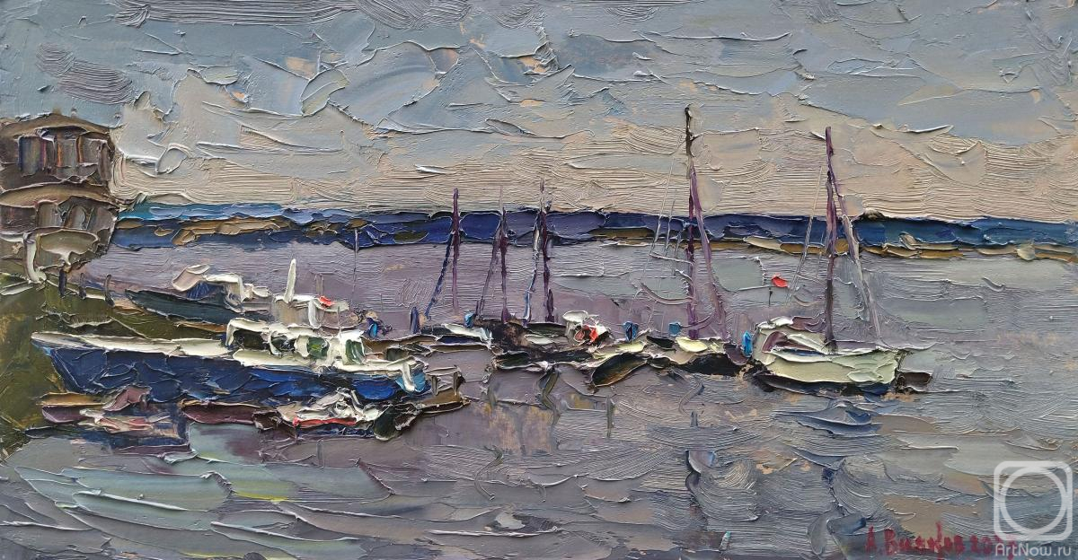 Vikov Andrej. Boats at the pier
