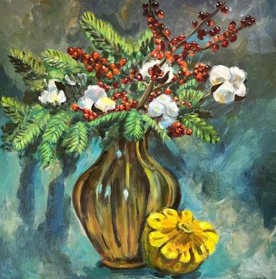 Winter's bouquet (Fir Branch). Merezhnikova Polina