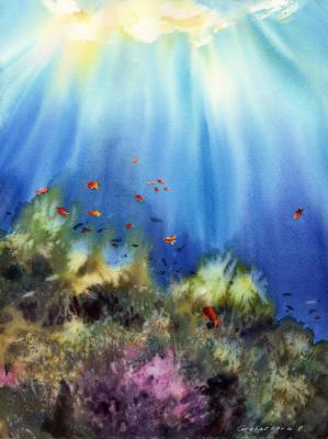 Undersea world #14 (Corals). Gorbacheva Evgeniya