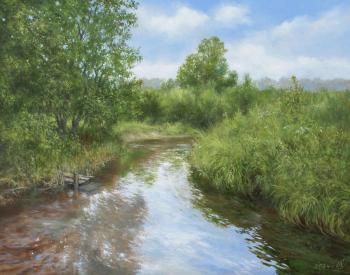 July. Summertime (Summer Landscape With River). Dorofeev Sergey
