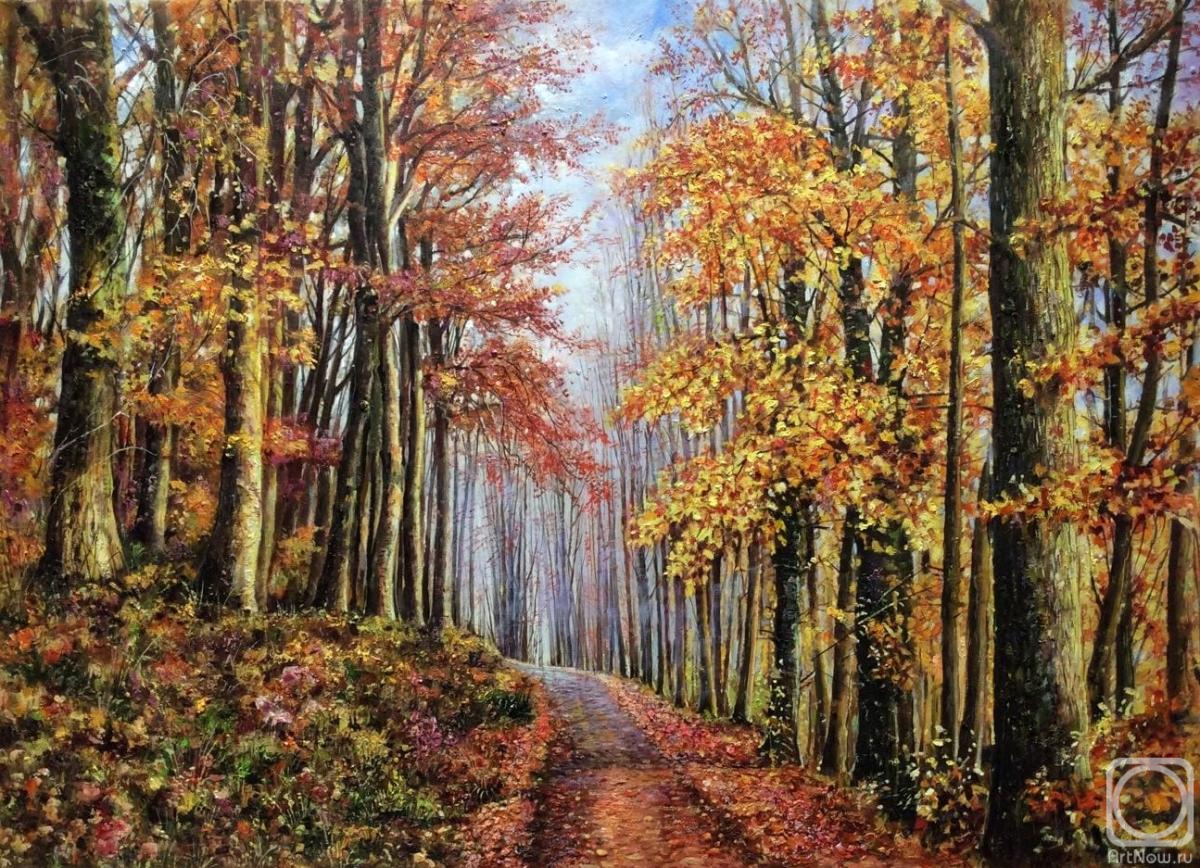Kamskij Savelij. Golden autumn walks along colorful paths