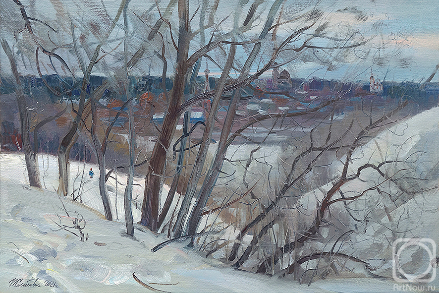 Zhlabovich Anatoly. Winter silhouette