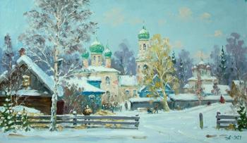 Painting Kargopol Backyards. Alexandrovsky Alexander