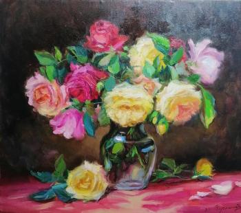 Roses (Roses Oil Painting Gift). Chernysheva Marina