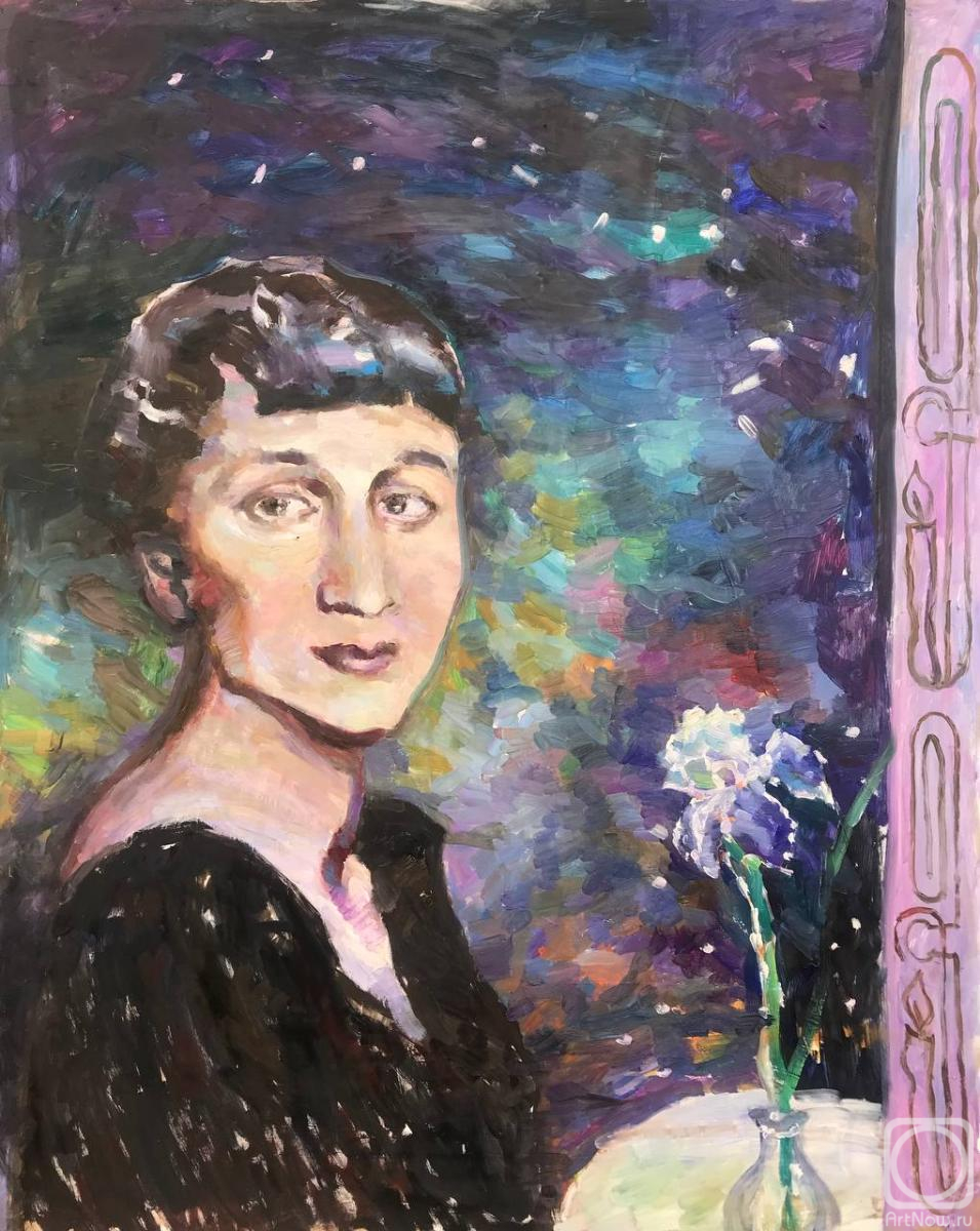 Sineva Svetlana. Portrait of Akhmatova