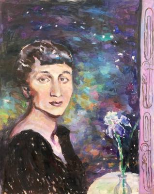 Portrait of Akhmatova. Sineva Svetlana