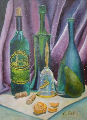 Still life with a pear (Painting Wine). Savelyeva Elena