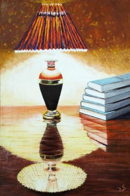 Table lamp (Still Life With Lamp). Polischuk Olga