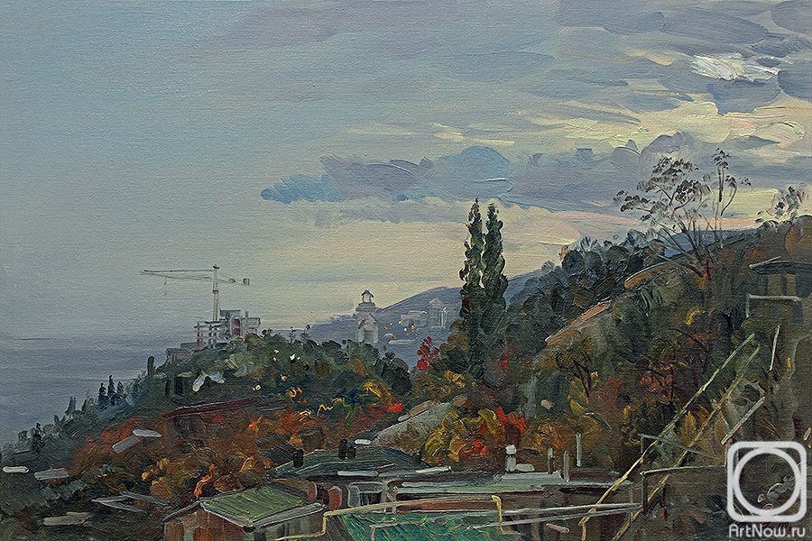 Zhlabovich Anatoly. Sunset in Yalta