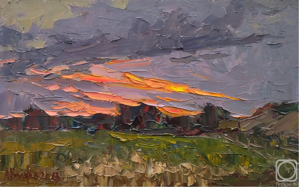 Vikov Andrej. An unsettling sunset