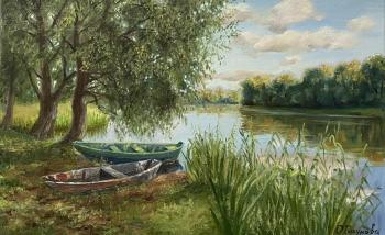 Boats (Landscape With Pond). Tikunova Olga