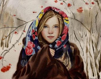 Winter mountain ash (Winter Coat). Rogatina Svetlana