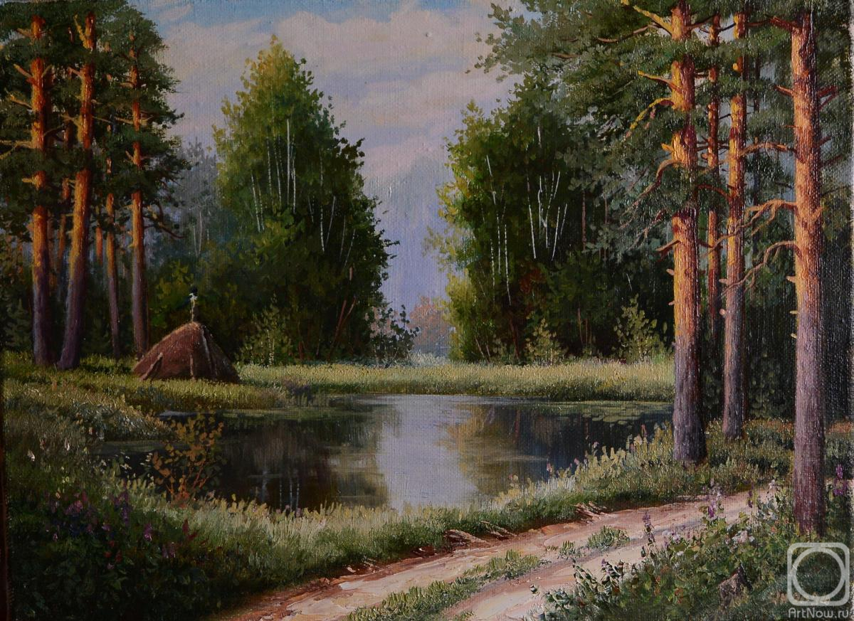 Yanulevich Henadzi. Lake in the forest