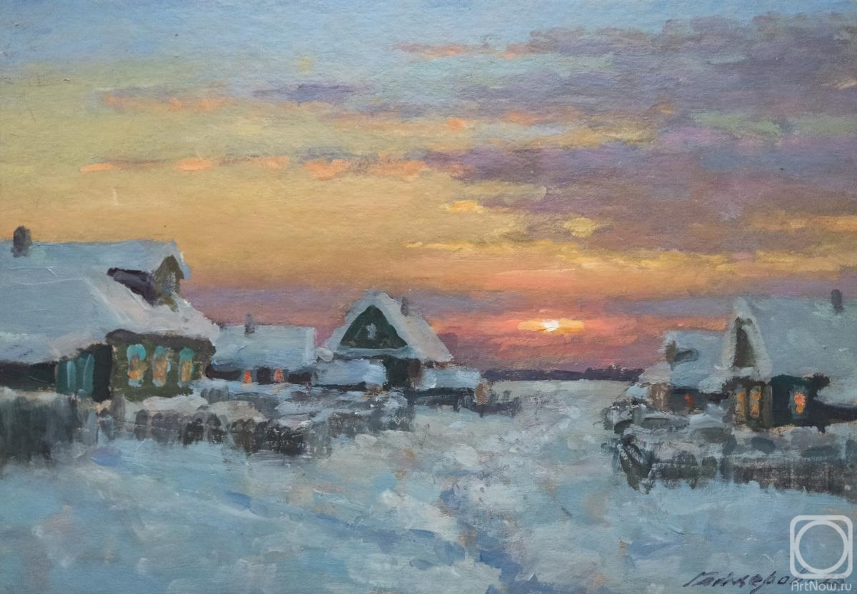 Gaiderov Michail. The sunset is burning