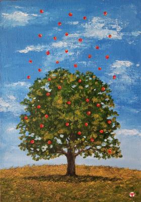 Apples Fall into the Sky 4 (Fall Leaves). Kalikov Timur