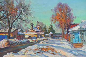 The road to the temple. Vysokoe. Zhlabovich Anatoly