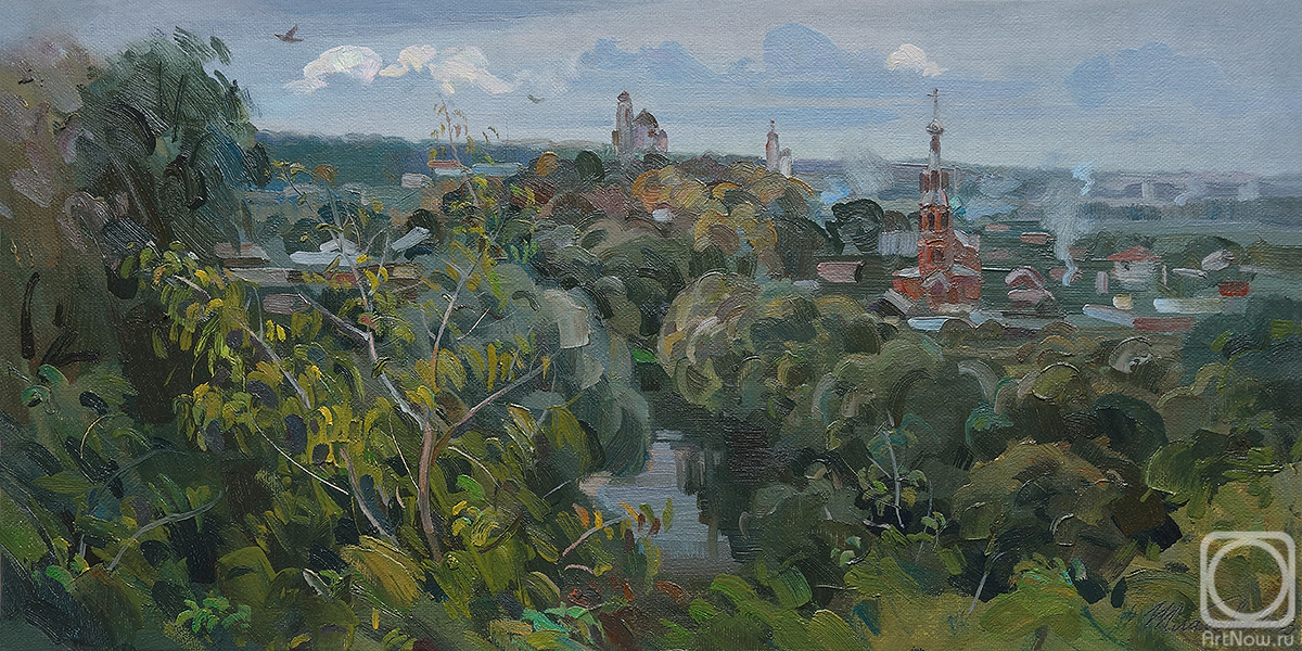 Zhlabovich Anatoly. September on the Protva River